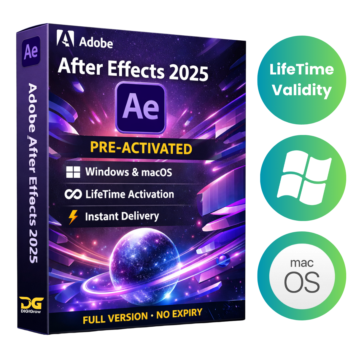 Adobe After Effects 2025 (Windows + Mac)