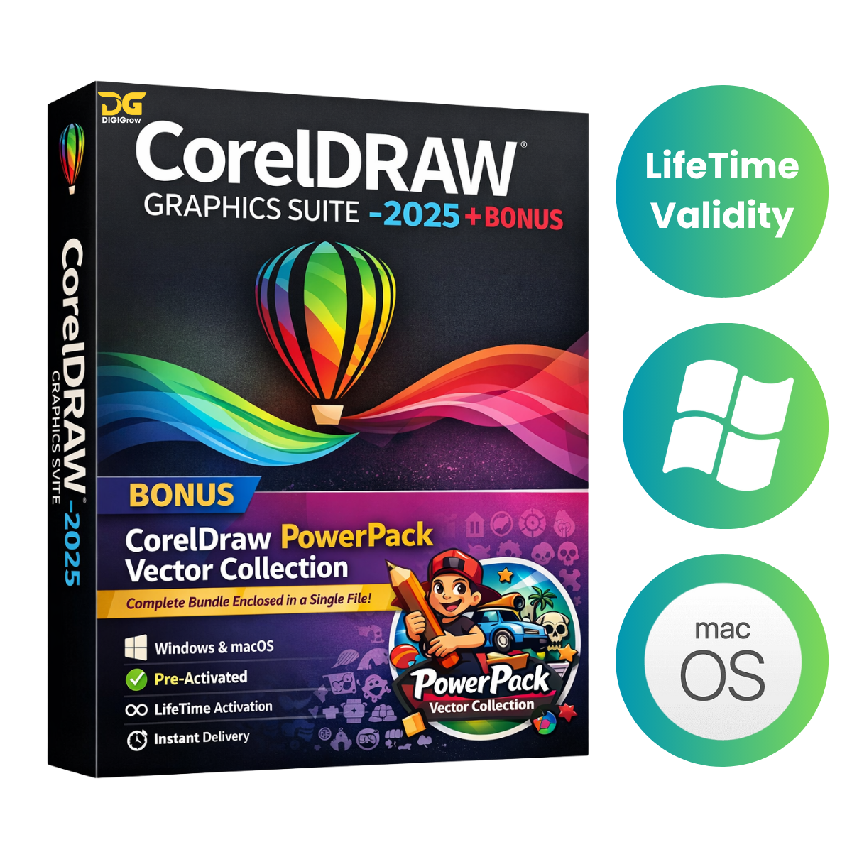 CorelDRAW Graphics Suite -2025 + BONUS